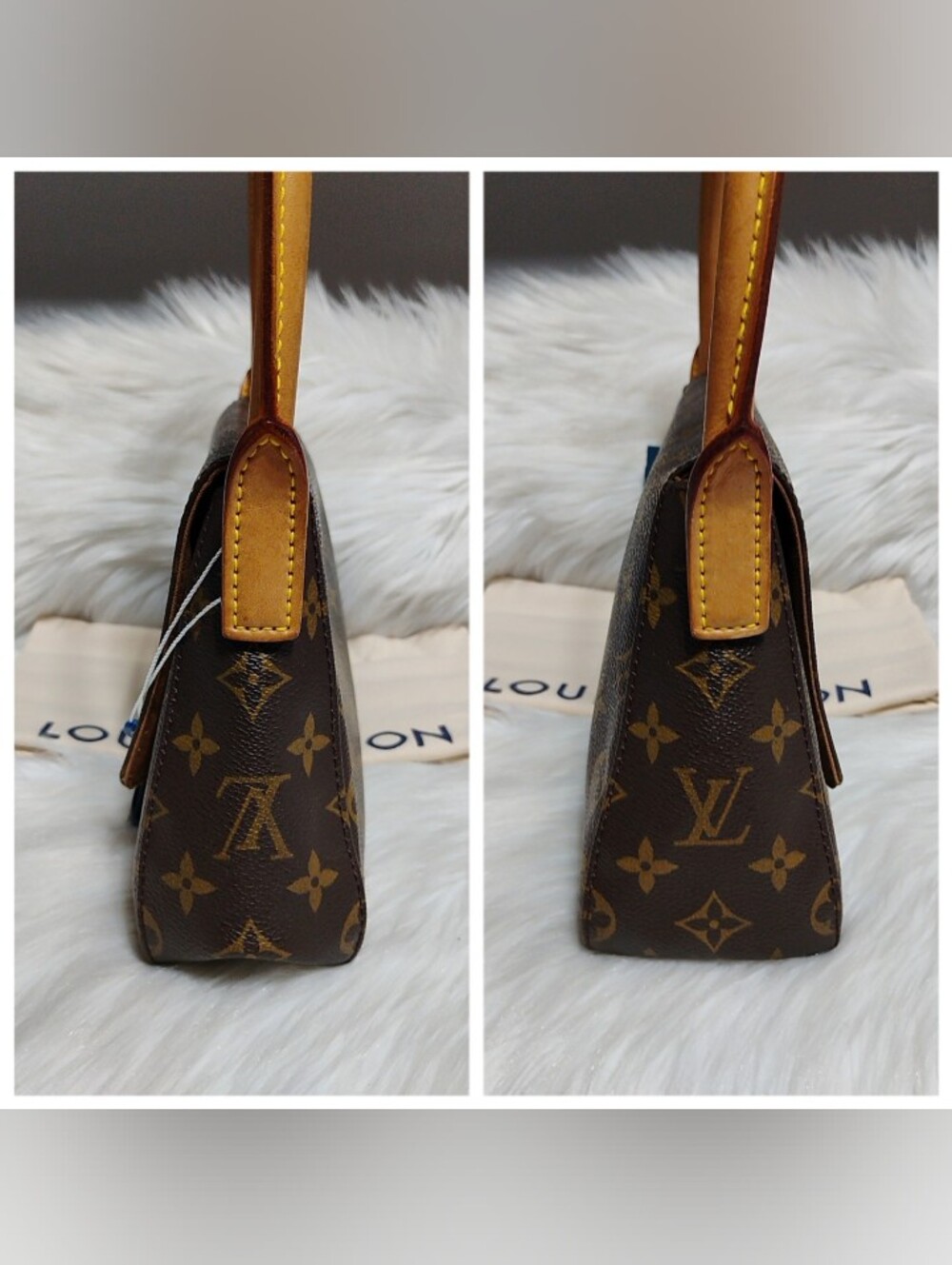 SALE! Louis Vuitton Monogram Mini Looping M541147 Shoulder Bag W/DB - Picture 5 of 15